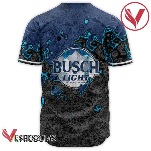 Abstract Holographic Colorful Busch Light Baseball Jersey, Perfect Gifts For Fans - Vesles2014S 2