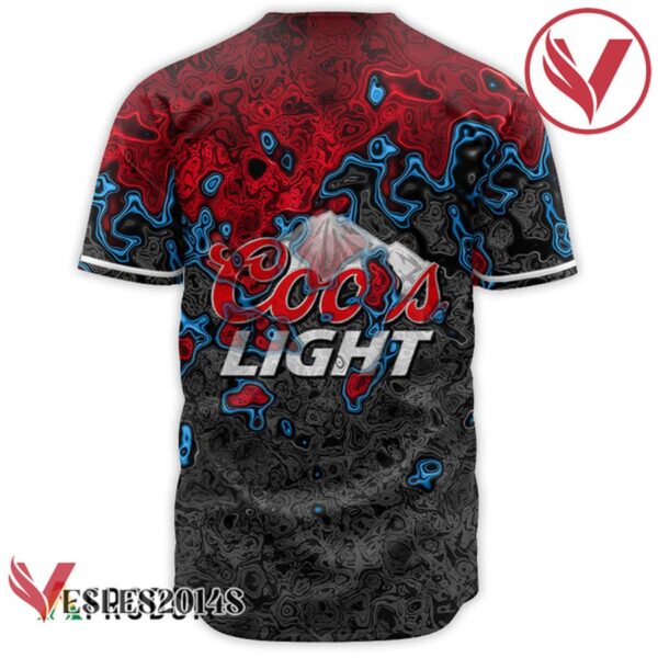 Abstract Holographic Colorful Coors Light Baseball Jersey, Perfect Gifts For Fans - Vesles2014S 2