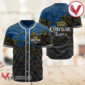 Abstract Holographic Colorful Corona Extra Baseball Jersey, Perfect Gifts For Fans - Vesles2014S