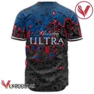 Abstract Holographic Colorful Michelob Ultra Baseball Jersey, Perfect Gifts For Fans - Vesles2014S 2