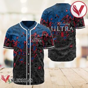 Abstract Holographic Colorful Michelob Ultra Baseball Jersey, Perfect Gifts For Fans - Vesles2014S