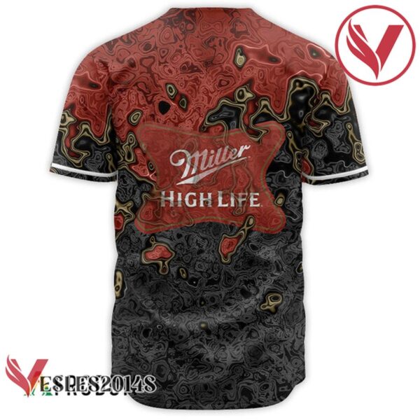 Abstract Holographic Colorful Miller High Life Baseball Jersey, Perfect Gifts For Fans - Vesles2014S 2