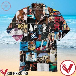 Ac Dc Band Aloha Disney Summer Hawaiian Shirt, Unique Gifts For Friends - Vesles2014S 1