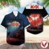Ac Dc Let There Be Rock Album Hawaiian Casual Shirt, Best Gift For Music Lovers Vesles2014S