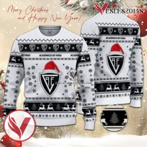 Académico de Viseu Sport Ugly Christmas Sweater, Unique Gifts For Fans - Vesles2014aS 1