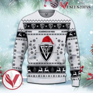 Académico de Viseu Sport Ugly Christmas Sweater, Unique Gifts For Fans - Vesles2014aS 2