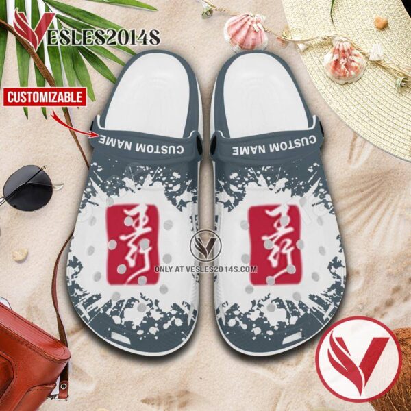 Academy for Five Element Acupuncture Logo Crocs Clogs, Unique Footwear For Fans 1