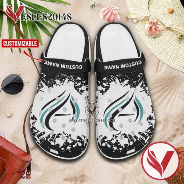 Academy of Hair Design Crocs Clogs, Unique Footwear For Fans 1