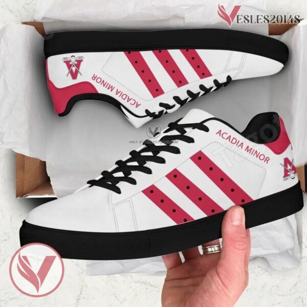 Acadia Minor Hockey Stan Smith Shoes, Unique Sneaker For Fans - Vesles2014s 1