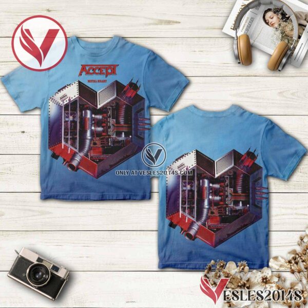 Accept Metal Heart Album Cover Shirt, Unique Gifts For Music Lovers - Vesles2014S