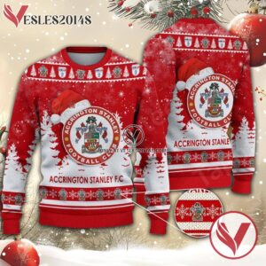 Accrington Stanley Sport Ugly Christmas Sweater, Unique Gifts For Fans - Vesles2014aS 1