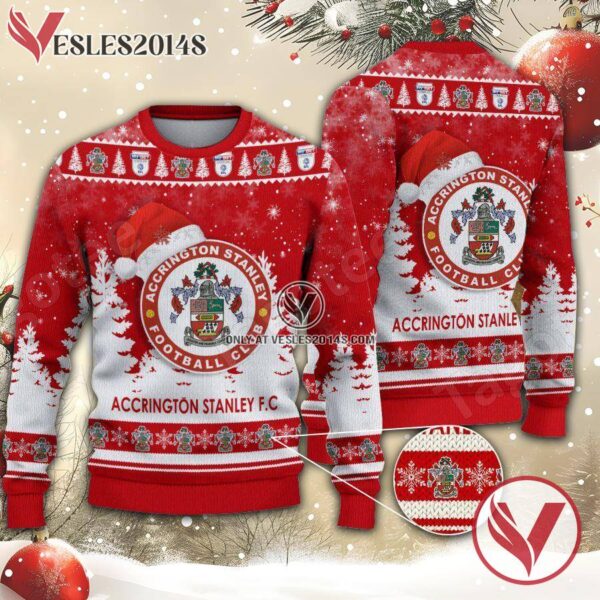 Accrington Stanley Sport Ugly Christmas Sweater, Unique Gifts For Fans - Vesles2014aS 1