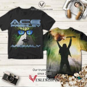 Ace Frehley-Anomaly Album 3D Shirt, Unique Gifts For Music Lovers - Vesles2014S