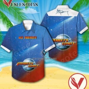 Ace Frehley Frehley’s Comet Album Cover Hawaiian Shirt, Unique Gifts For Music Lovers - Vesles2014S