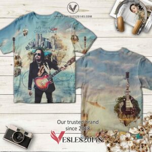 Ace Frehley-Origins Vol 1 Album 3D Shirt, Unique Gifts For Music Lovers - Vesles2014S