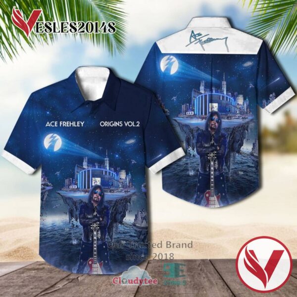 Ace Frehley Origins Vol. 2 2002 Casual Hawaiian Shirt, Best Gifts For Summer Vesles2014S 1