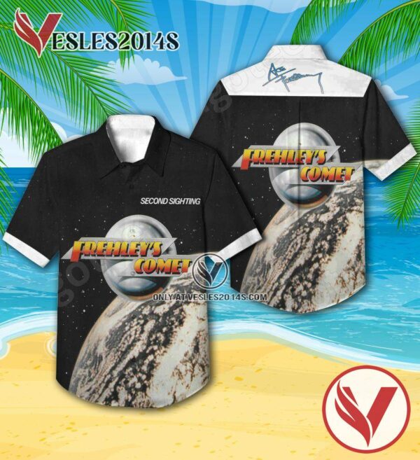 Ace Frehley Second Sighting Album Cover Hawaiian Shirt, Unique Gifts For Music Lovers - Vesles2014S