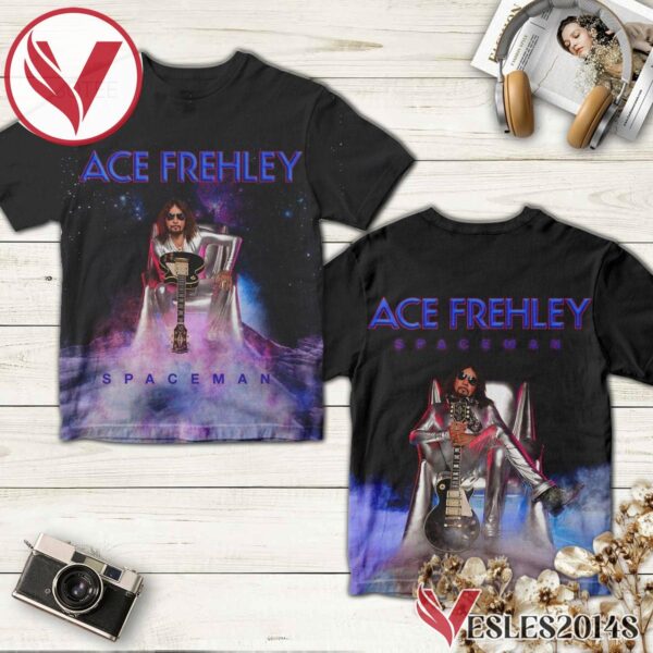 Ace Frehley Spaceman Album Cover Shirt, Perfect Gifts For Music Lovers - Vesles2014S