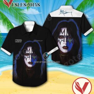 Ace Frehley The Debut Studio Album Cover Hawaiian Shirt, Unique Gifts For Music Lovers - Vesles2014S