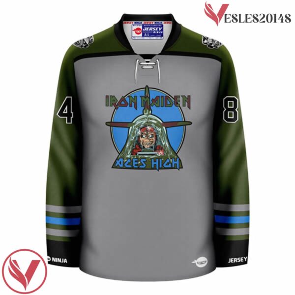 Aces High Iron Maiden Hockey Jersey - Vesles2014S 2