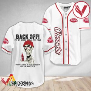 Achmed Back Off With Cheerwine Baseball Jersey, Perfect Gifts For Fans - Vesles2014S 2