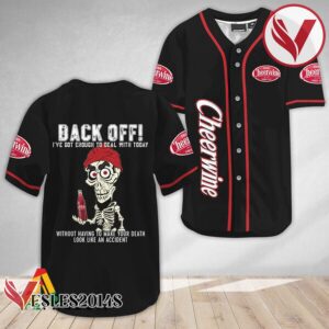 Achmed Back Off With Cheerwine Baseball Jersey, Perfect Gifts For Fans - Vesles2014S