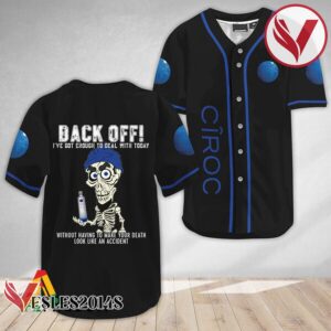Achmed Back Off With Ciroc Vodka Baseball Jersey, Perfect Gifts For Fans - Vesles2014S 3