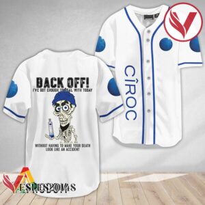 Achmed Back Off With Ciroc Vodka Baseball Jersey, Perfect Gifts For Fans - Vesles2014S