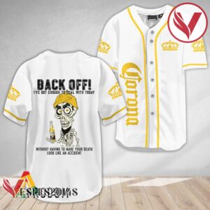 Achmed Back Off With Corona Extra Beer Baseball Jersey, Perfect Gifts For Fans - Vesles2014S