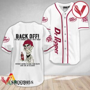 Achmed Back Off With Dr Pepper Baseball Jersey, Perfect Gifts For Fans - Vesles2014S
