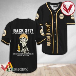 Achmed Back Off With Jose Cuervo Baseball Jersey, Perfect Gifts For Fans - Vesles2014S 3