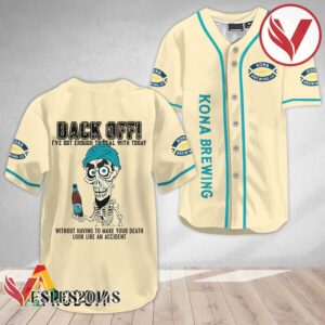 Achmed Back Off With Kona Beer Baseball Jersey, Perfect Gifts For Fans - Vesles2014S 2