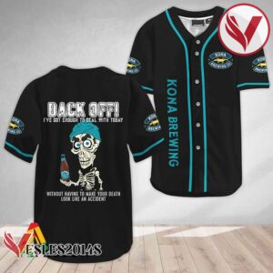 Achmed Back Off With Kona Beer Baseball Jersey, Perfect Gifts For Fans - Vesles2014S 3