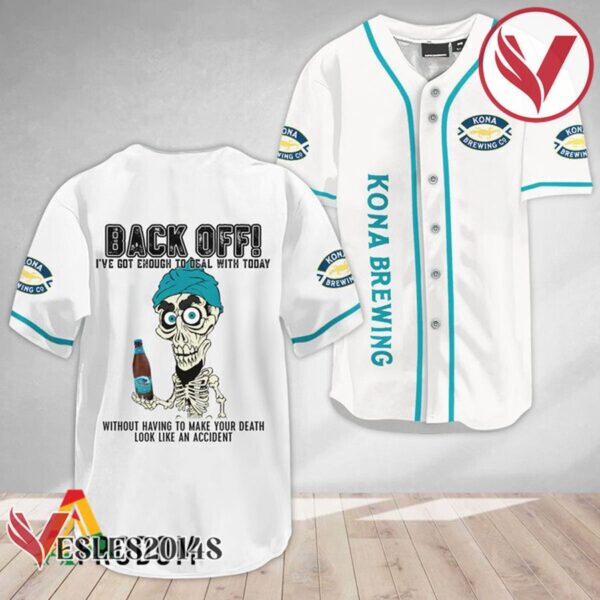Achmed Back Off With Kona Beer Baseball Jersey, Perfect Gifts For Fans - Vesles2014S