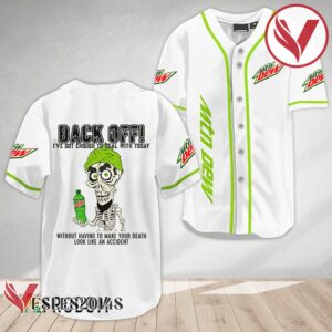 Achmed Back Off With Mountain Dew Baseball Jersey, Perfect Gifts For Fans - Vesles2014S 2