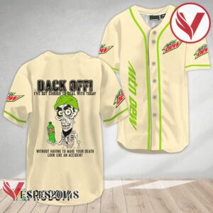 Achmed Back Off With Mountain Dew Baseball Jersey, Perfect Gifts For Fans - Vesles2014S 3