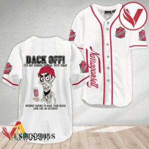 Achmed Back Off With Narragansett Beer Baseball Jersey, Perfect Gifts For Fans - Vesles2014S