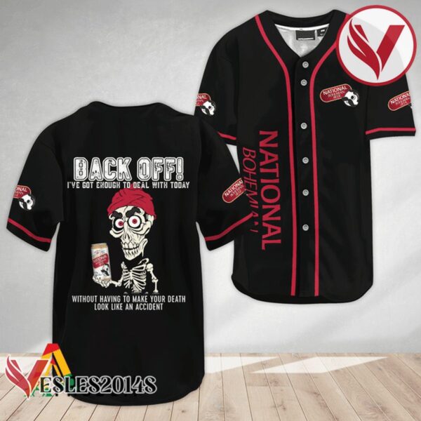 Achmed Back Off With National Bohemian Baseball Jersey, Perfect Gifts For Fans - Vesles2014S 3