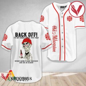 Achmed Back Off With Old Milwaukee Baseball Jersey, Perfect Gifts For Fans - Vesles2014S