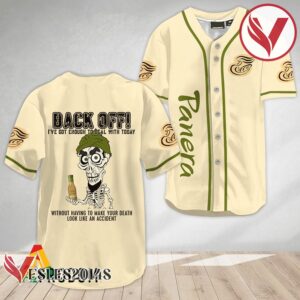 Achmed Back Off With Panera Bread Baseball Jersey, Perfect Gifts For Fans - Vesles2014S 2