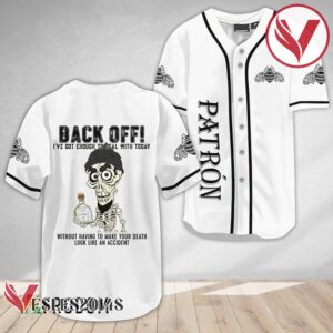 Achmed Back Off With The Patron Baseball Jersey, Perfect Gifts For Fans - Vesles2014S