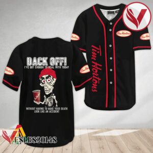 Achmed Back Off With Tim Hortons Baseball Jersey, Perfect Gifts For Fans - Vesles2014S 3
