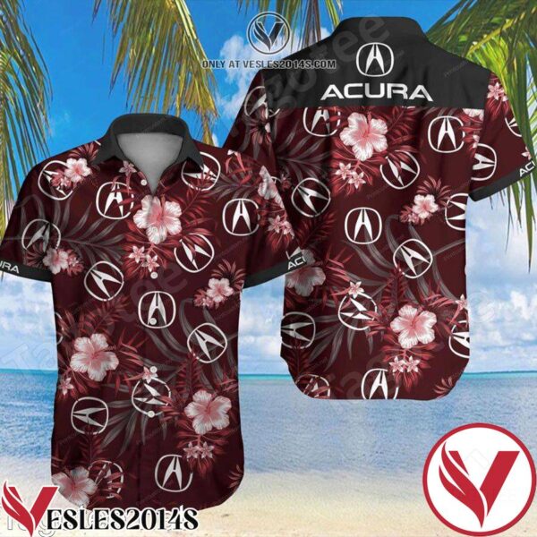Acura Logo Honda Hawaiian Shirt And Short, Unique Gifts For Friends - Vesles2014S 1