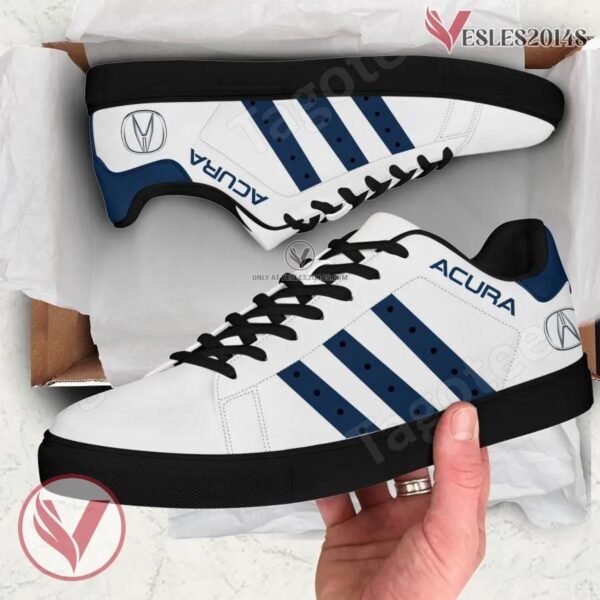 Acura Logo Print Stan Smith Shoes, Unique Sneaker For Fans - Vesles2014s 1