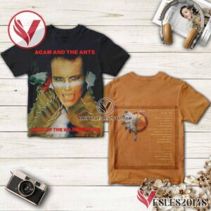 Adam And The Ants Kings Of The Wild Frontier Album Cover Shirt, Unique Gifts For Music Lovers - Vesles2014S