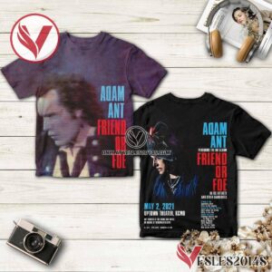 Adam Ant Friend Or Foe Album Cover Shirt, Unique Gifts For Music Lovers - Vesles2014S