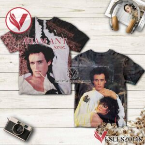 Adam Ant Strip Album Cover Shirt, Unique Gifts For Music Lovers - Vesles2014S