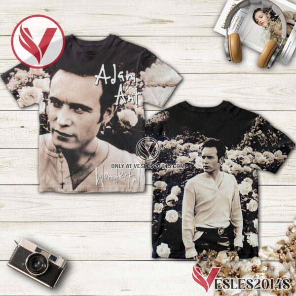 Adam Ant Wonderful Album Cover Shirt, Unique Gifts For Music Lovers - Vesles2014S