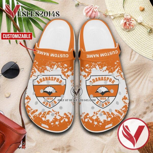 Adanaspor Crocs Clogs, Unique Footwear For Fans 1