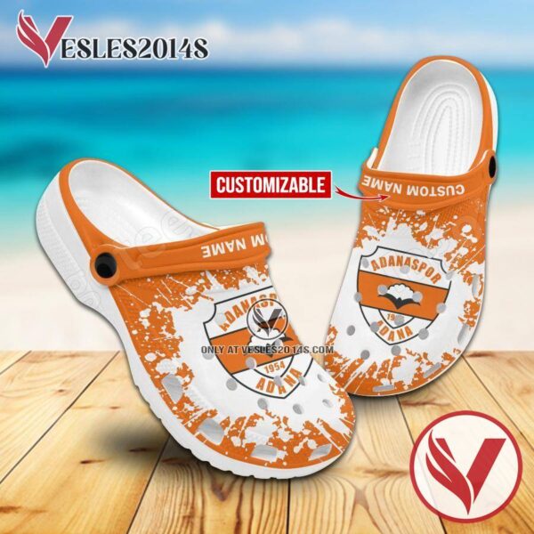 Adanaspor Crocs Clogs, Unique Footwear For Fans